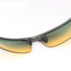 Day & Night Vision HD Driving Polarized Sunglasses men's Driving Glasses Anti-glare aluminum magnesium alloy glasses 3